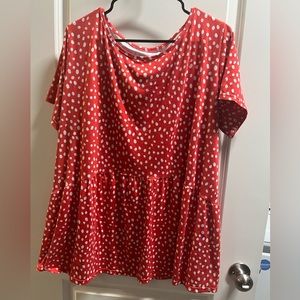 Polka dot tee